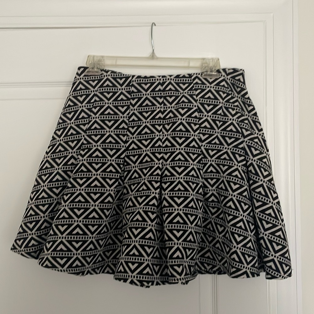 Francesca’s brand black and white skirt